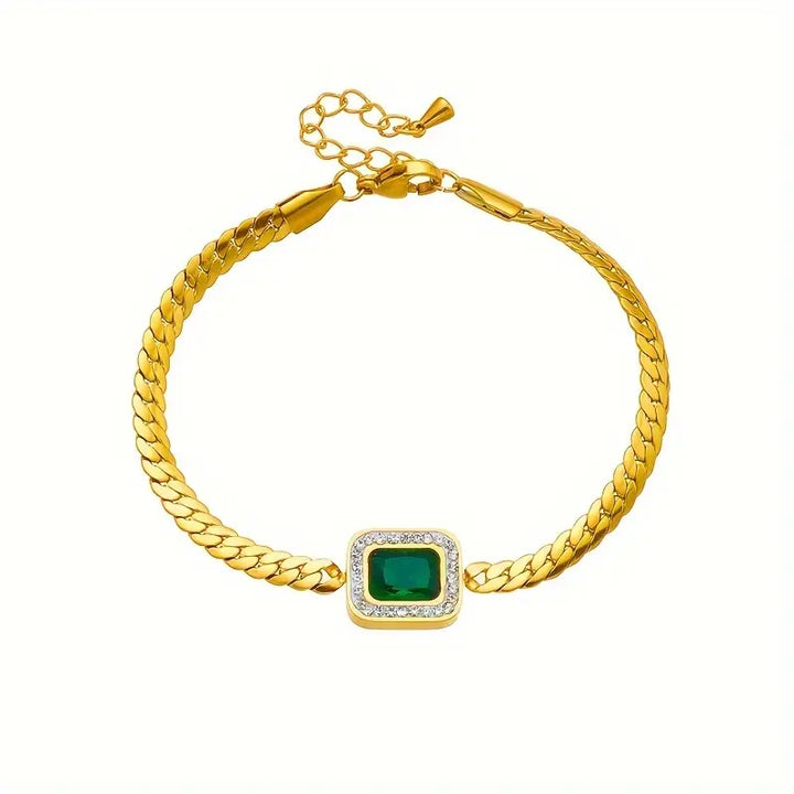 Elegante gouden armband met verfijnde details