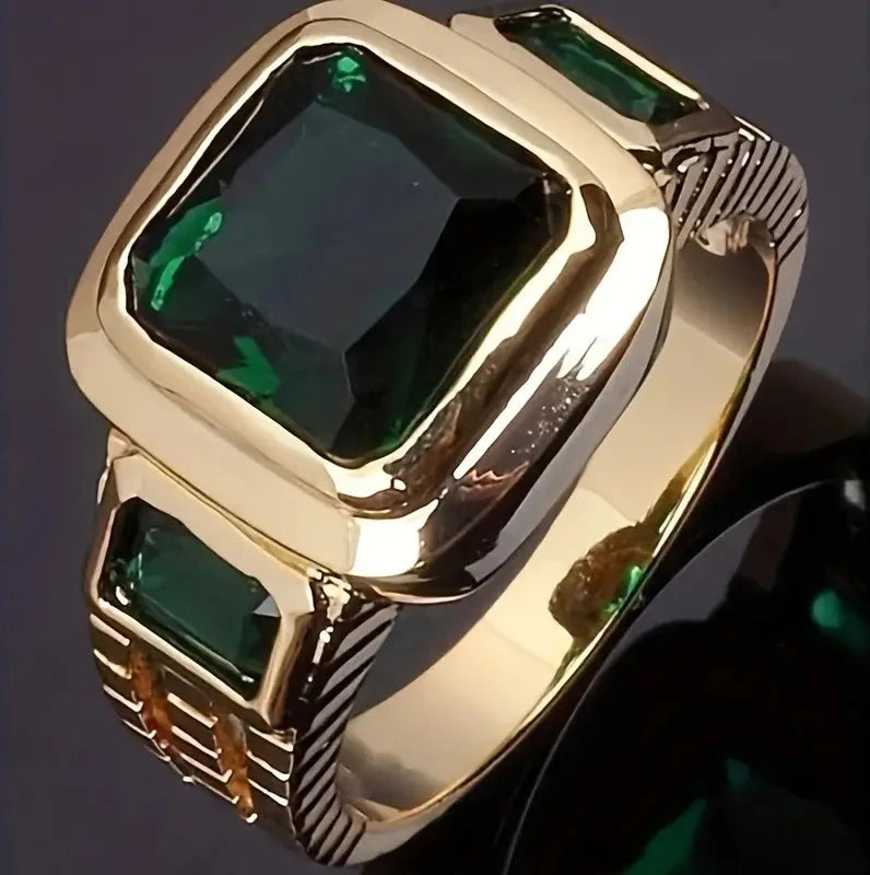 Verfijnde gouden ring met elegant steentje