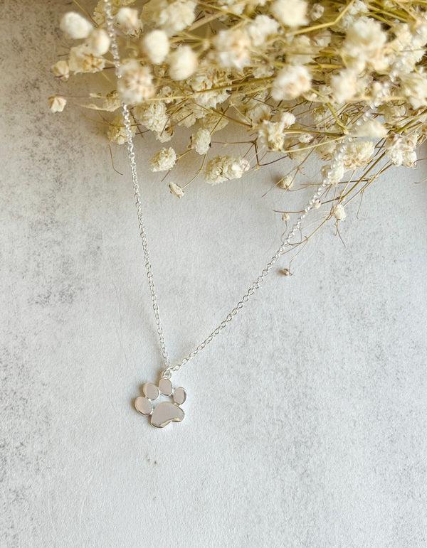 Elegante Zilveren Poot Ketting – Roestvrij Staal
