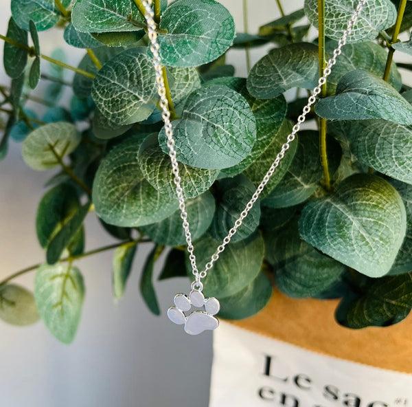 Elegante Zilveren Poot Ketting – Roestvrij Staal