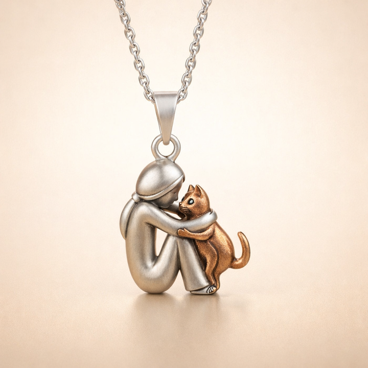 Zachte gouden ketting met een delicate bloem