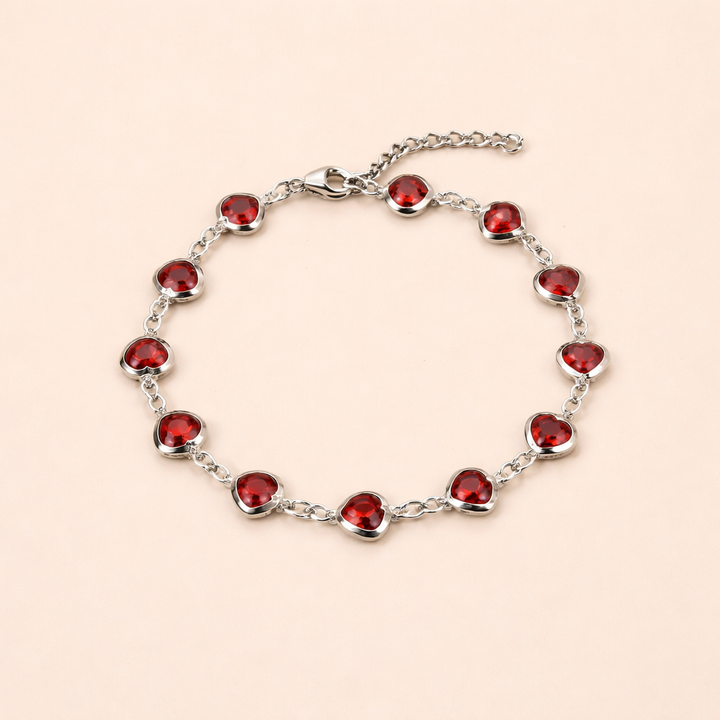 Elegante witgouden armband met verfijnde details