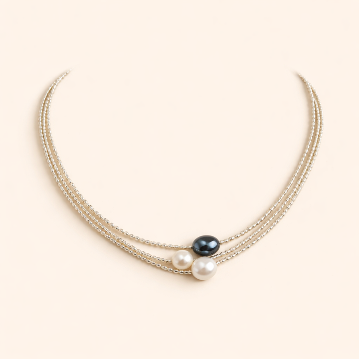 Elegante ketting van natuurlijke parels