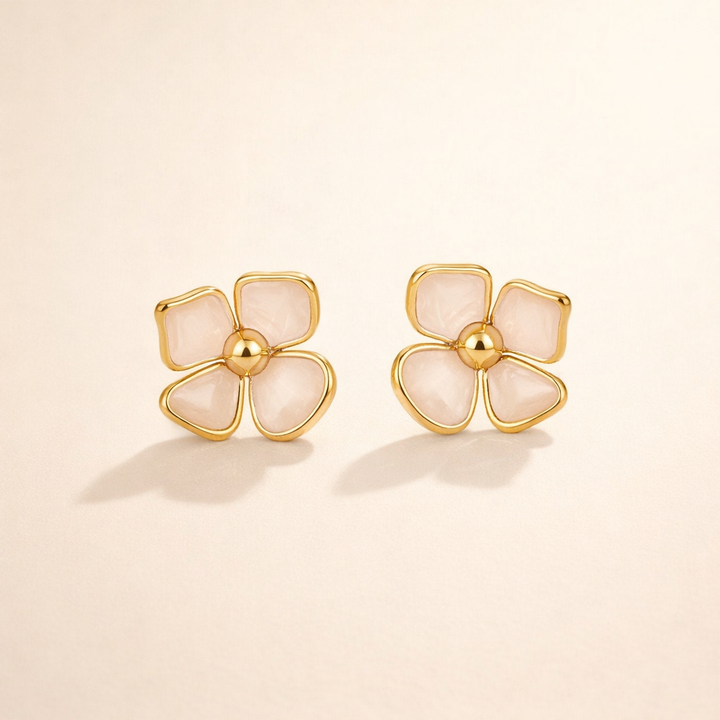 Elegante parel oorbellen