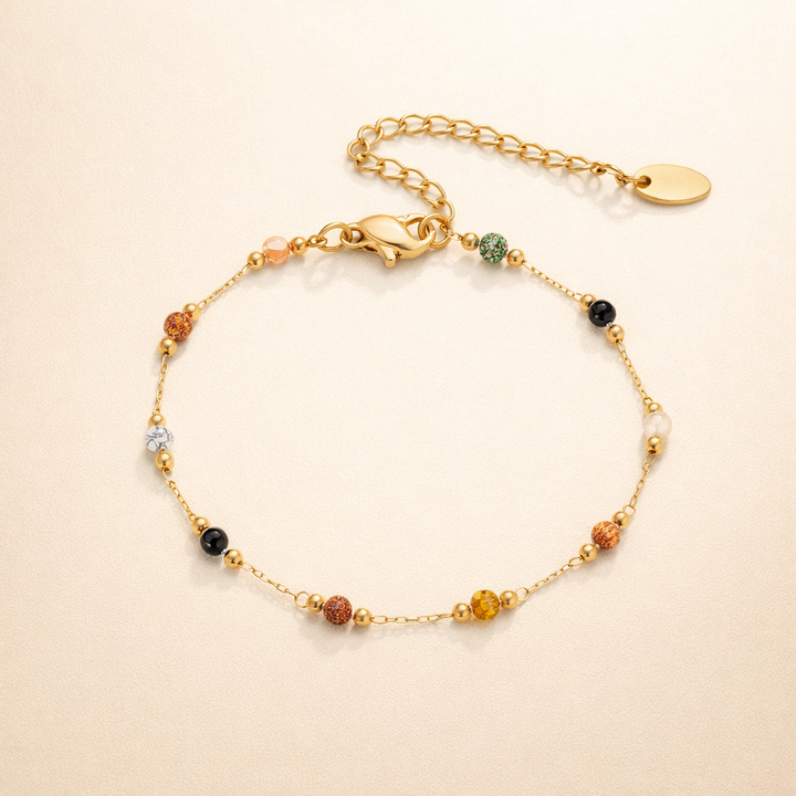 Elegante zilveren steinarmband met verfijnde details