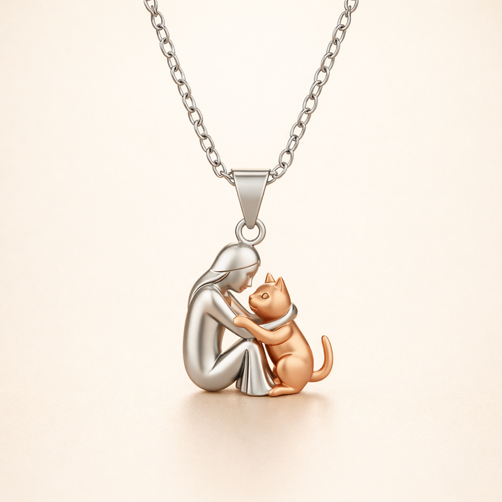 Kat Knuffel Hanger Ketting