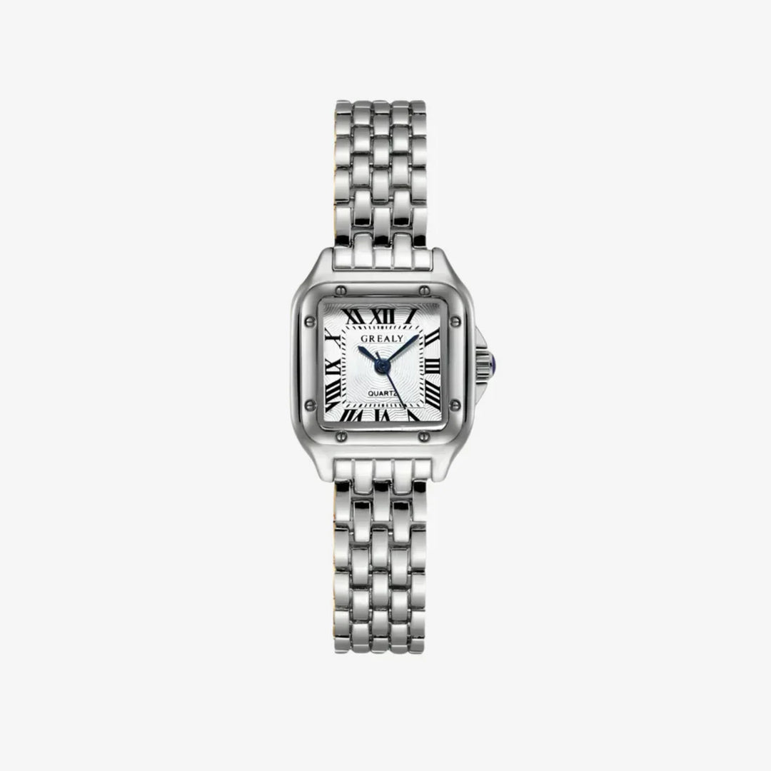 Minimalistische gouden horloge