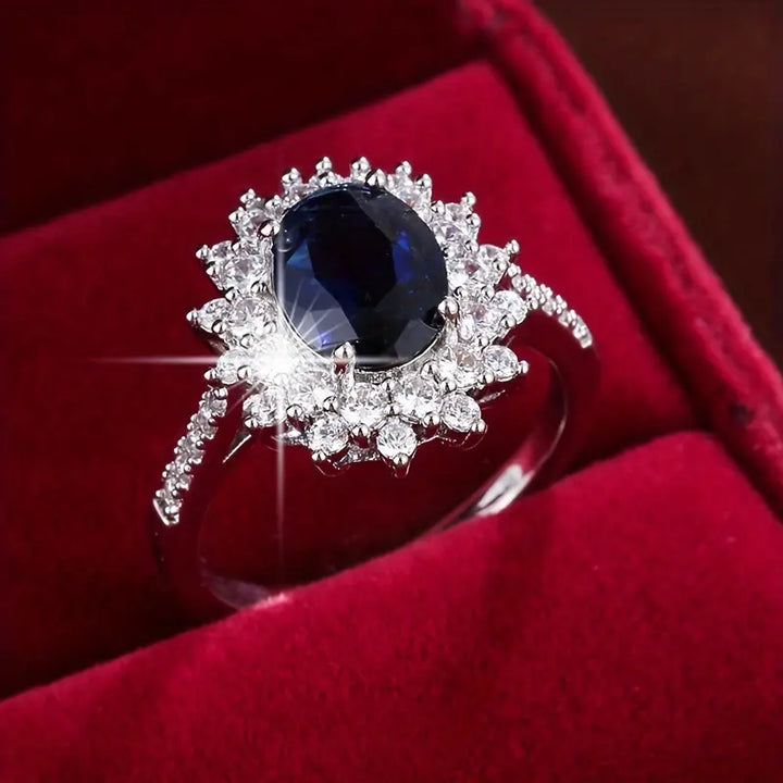 Elegante ring van wit goud met verfijnde details