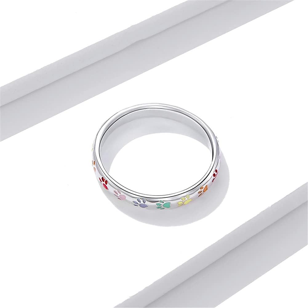 Sterling Zilveren Ring met Pootontwerp