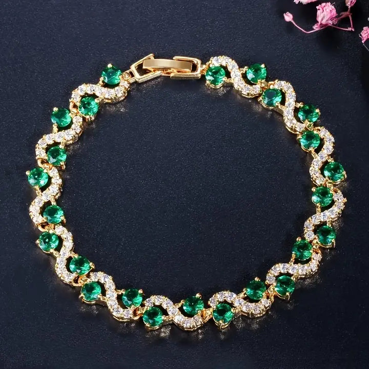 Verfijnde gouden armband met een delicate schakel