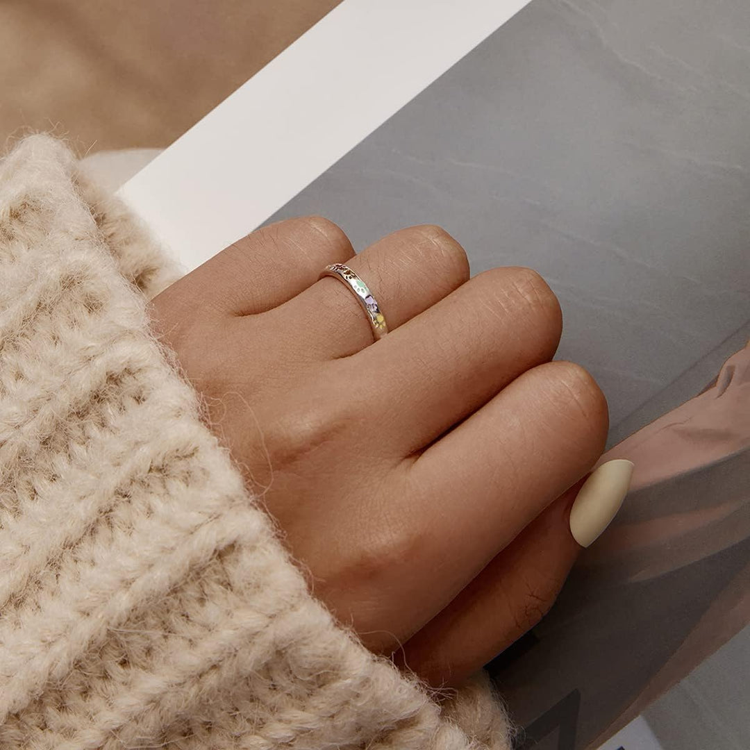 Sterling Zilveren Ring met Pootontwerp