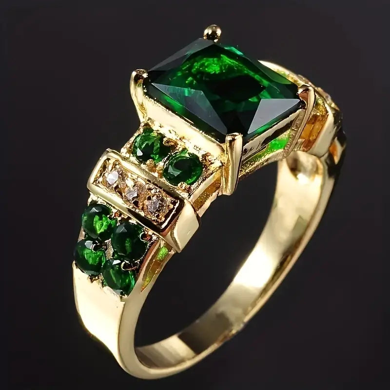 Elegante gouden ring met verfijnde details