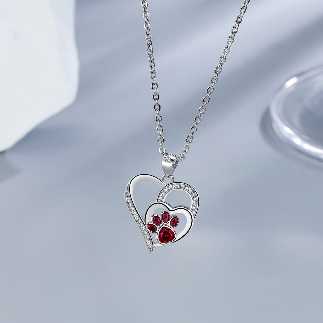 Schattige Pootafdruk Ketting