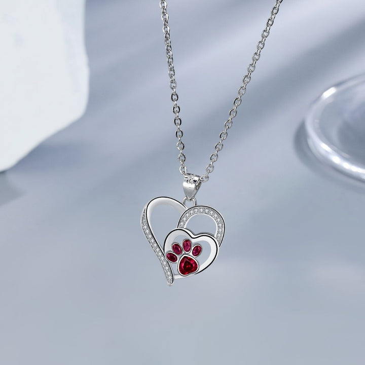 Schattige Pootafdruk Ketting