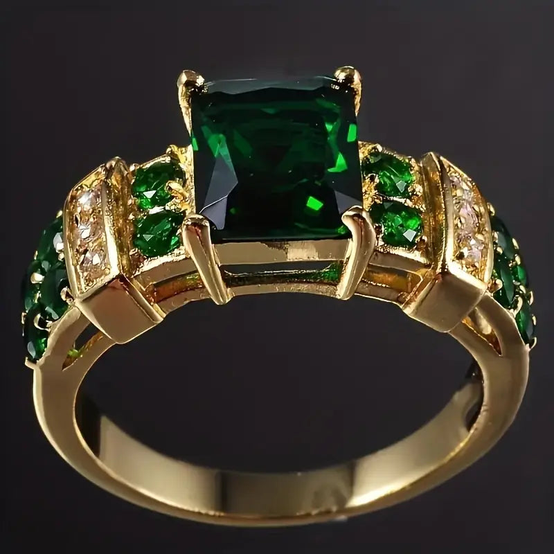 Elegante gouden ring met verfijnde details