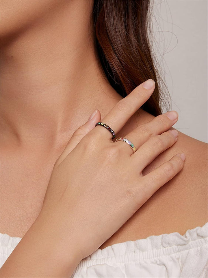 Sterling Zilveren Ring met Pootontwerp