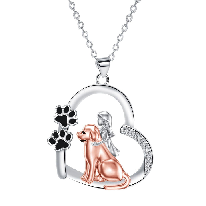 Hartvormige Honden- en Meisjeshalsketting