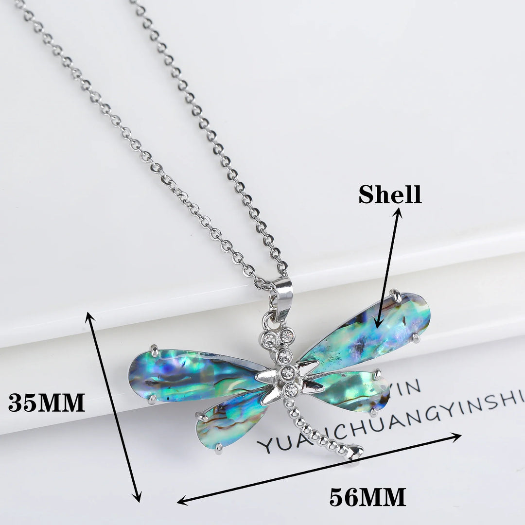 Natuurlijk Schelp Vlinder Hanger Ketting