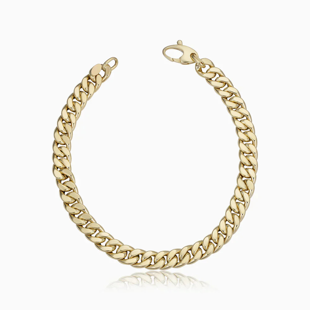 Elegante armband van wit goud met verfijnde schakels