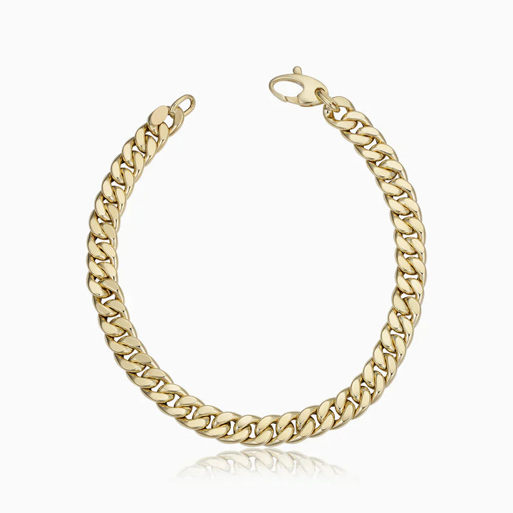Elegante armband van wit goud met verfijnde schakels