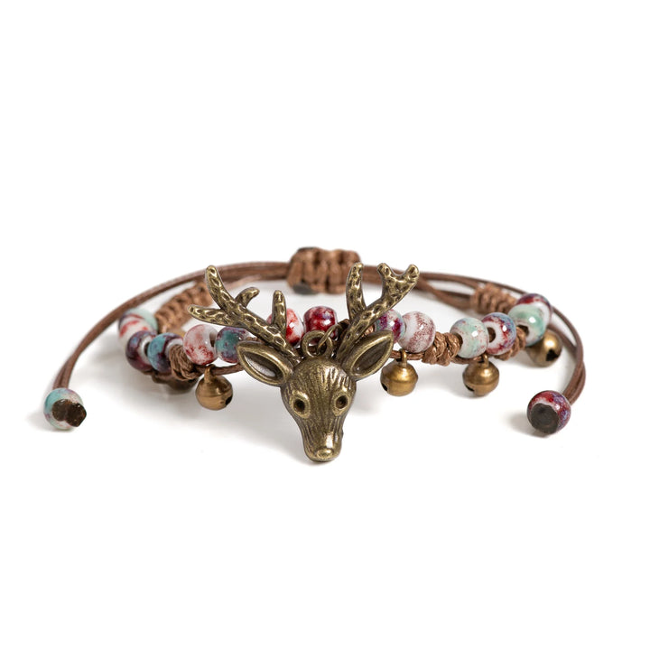 Handgemaakt Keramisch Hert Charm Armband