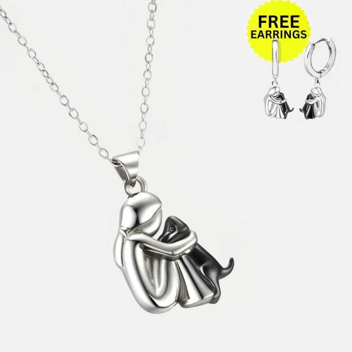 Hanger Ketting met Bonus Oorbellen – Beperkte Tijd Aanbieding