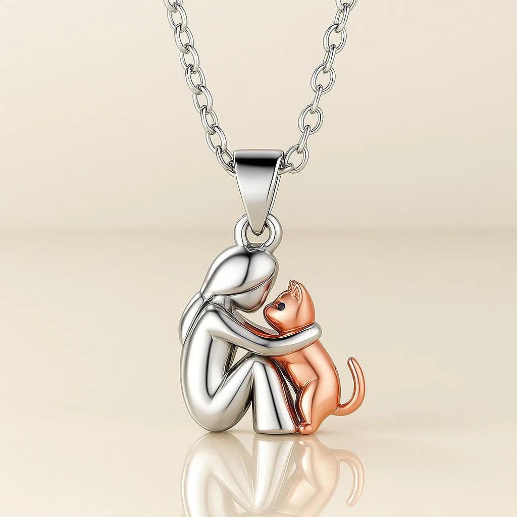 Kat Knuffel Hanger Ketting