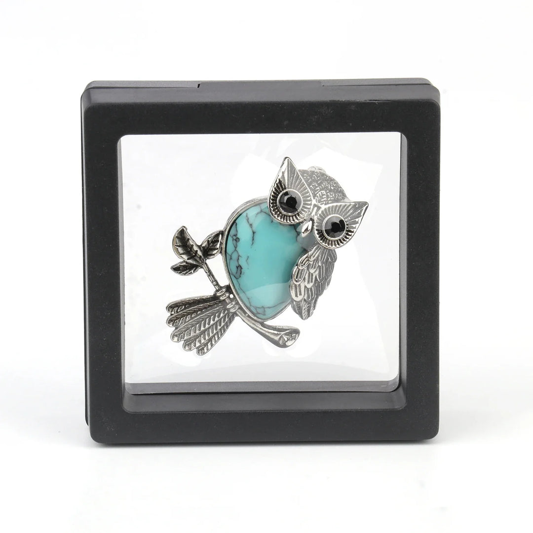 Kristallen Uil Wijze Hanger Ketting