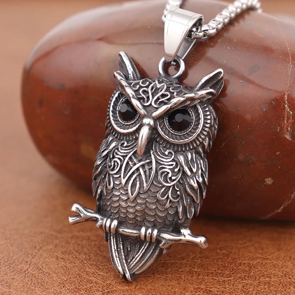 Vintage Uil Wijsheid Hanger Ketting