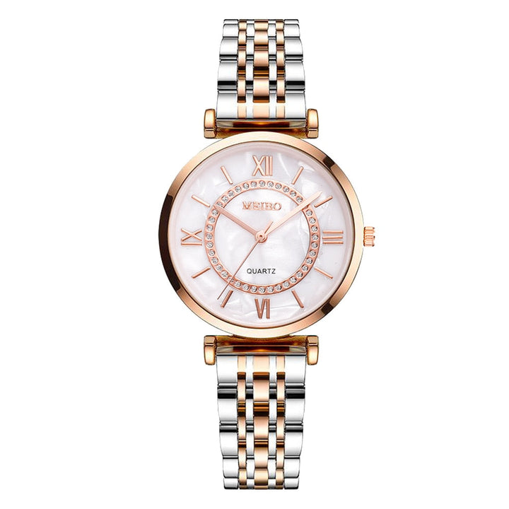 Elegante horloge met subtiele gouden details