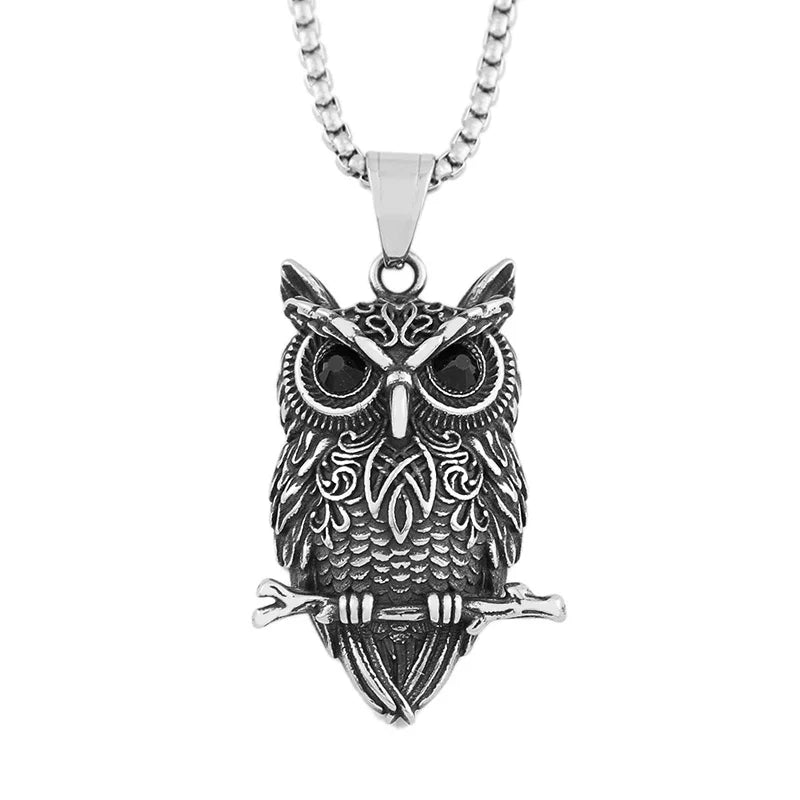 Vintage Uil Wijsheid Hanger Ketting