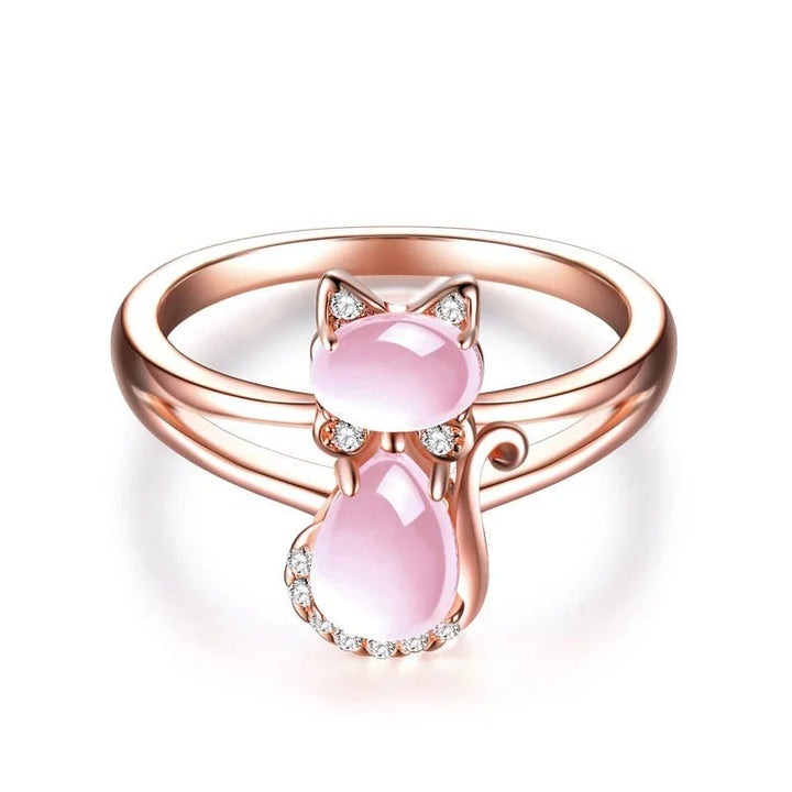 Elegante ring in roségoud met verfijnd ontwerp