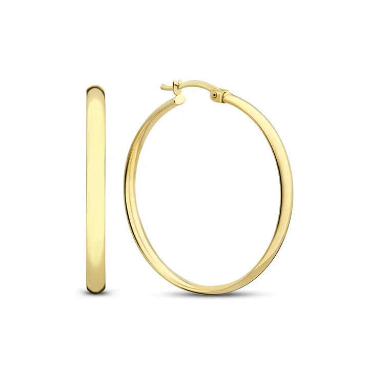 Elegante oorbellen van wit goud met verfijnde details