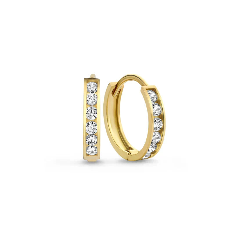 Gouden oorbellen set