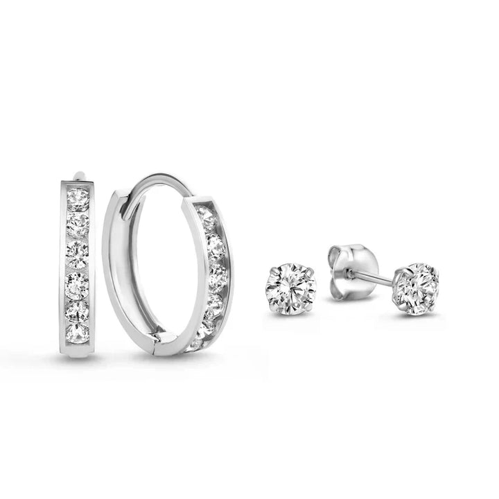 Gouden oorbellen set