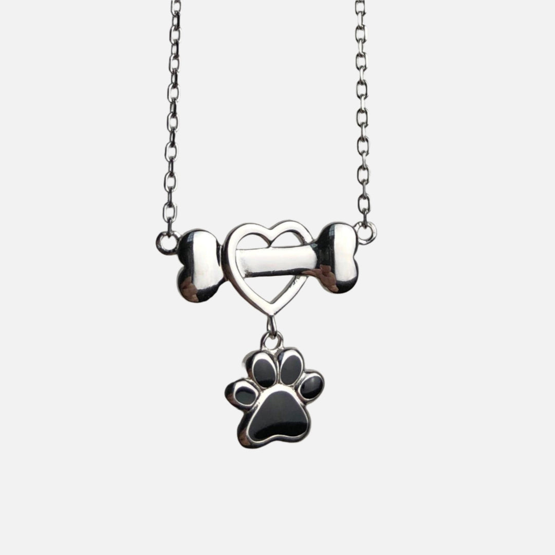 Fijne Hondenpoot Hanger in RVS