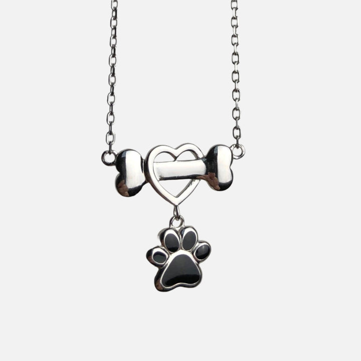 Fijne Hondenpoot Hanger in RVS