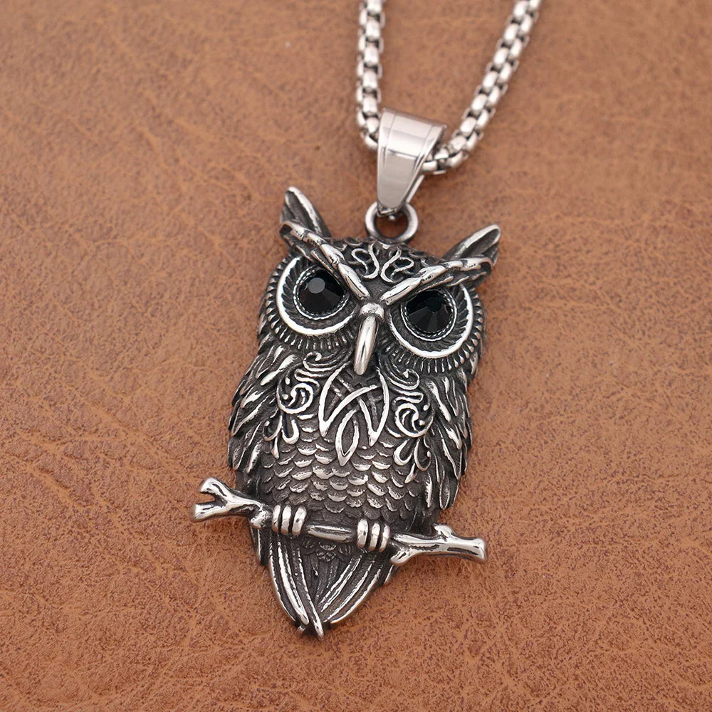 Vintage Uil Wijsheid Hanger Ketting