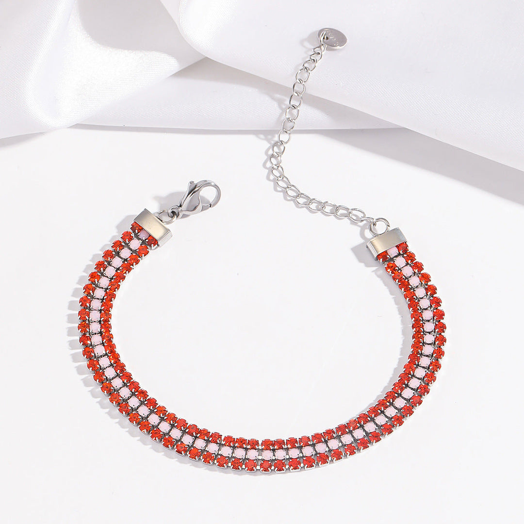 Elegante witgouden armband met verfijnde glans
