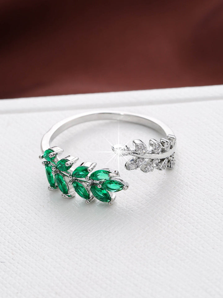Zachte witgouden ring met verfijnde elegantie