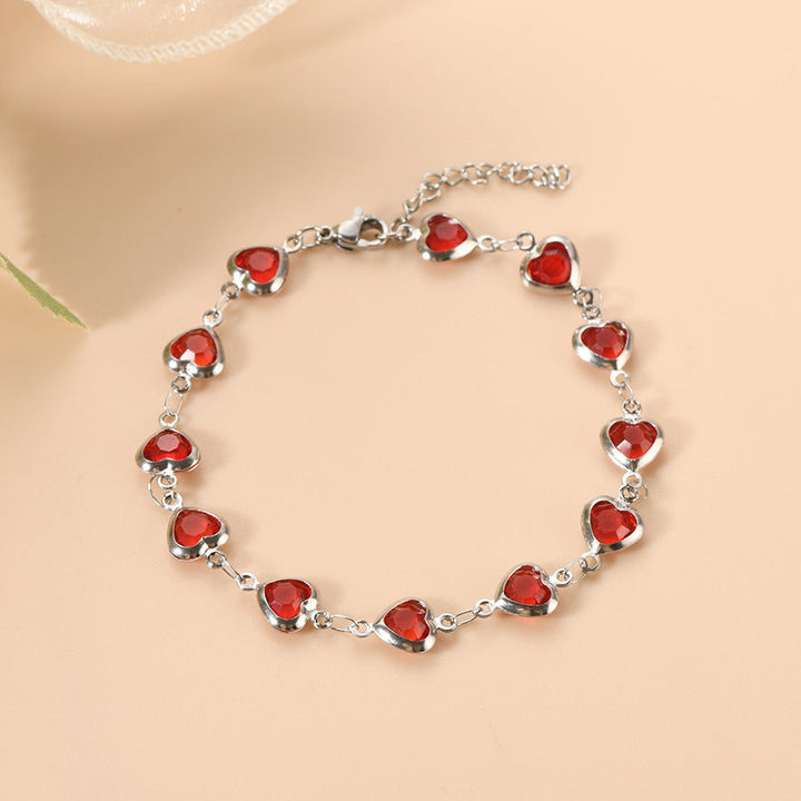 Elegante witgouden armband met verfijnde details