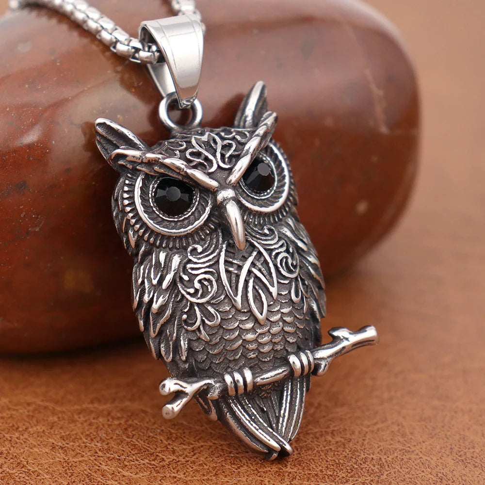 Vintage Uil Wijsheid Hanger Ketting