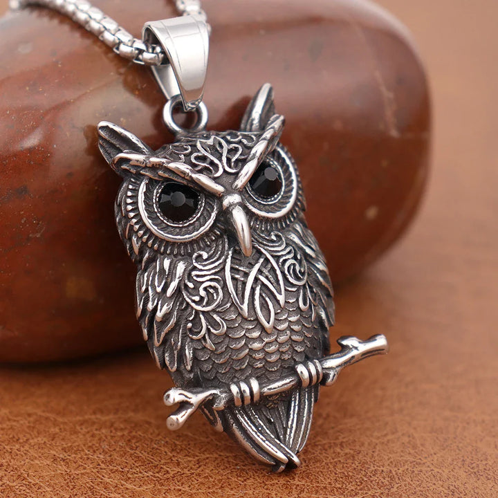 Vintage Uil Wijsheid Hanger Ketting