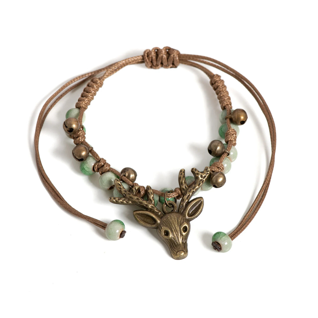 Handgemaakt Keramisch Hert Charm Armband