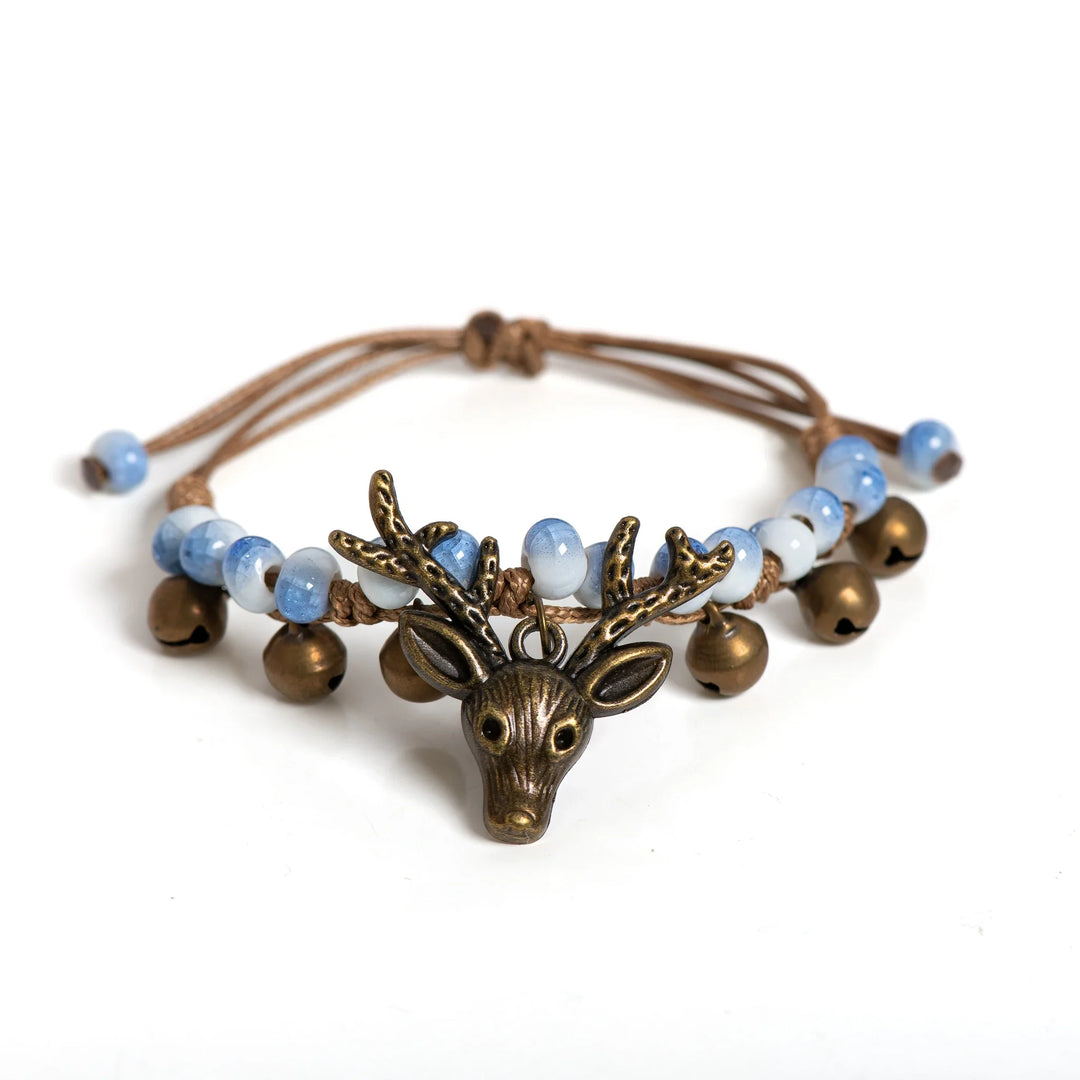 Handgemaakt Keramisch Hert Charm Armband