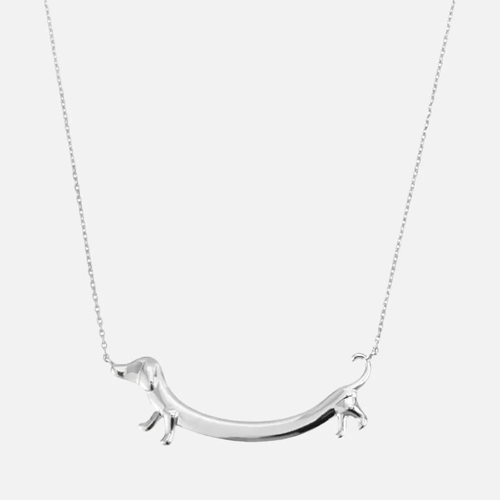Gouden Teckel Ketting