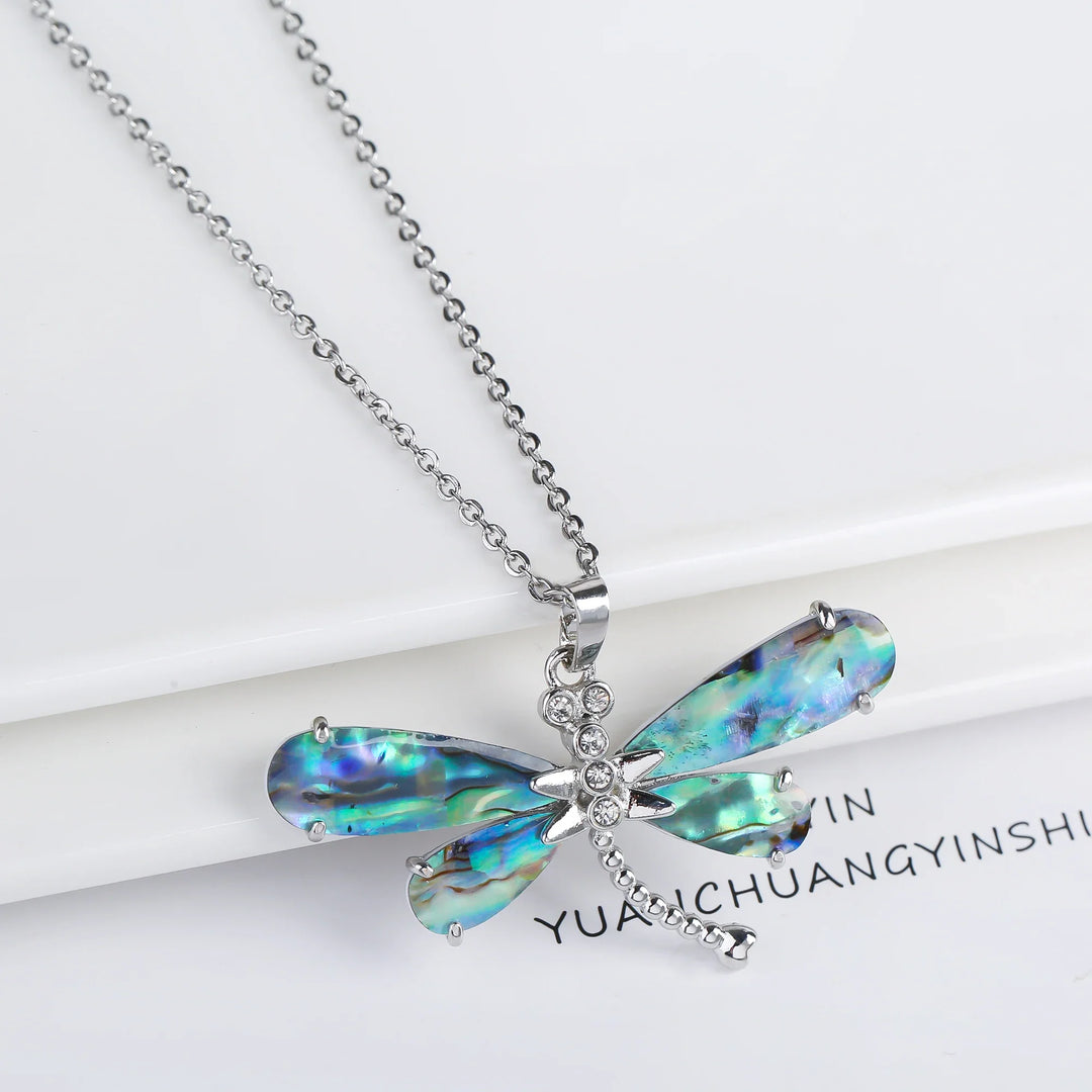 Natuurlijk Schelp Vlinder Hanger Ketting