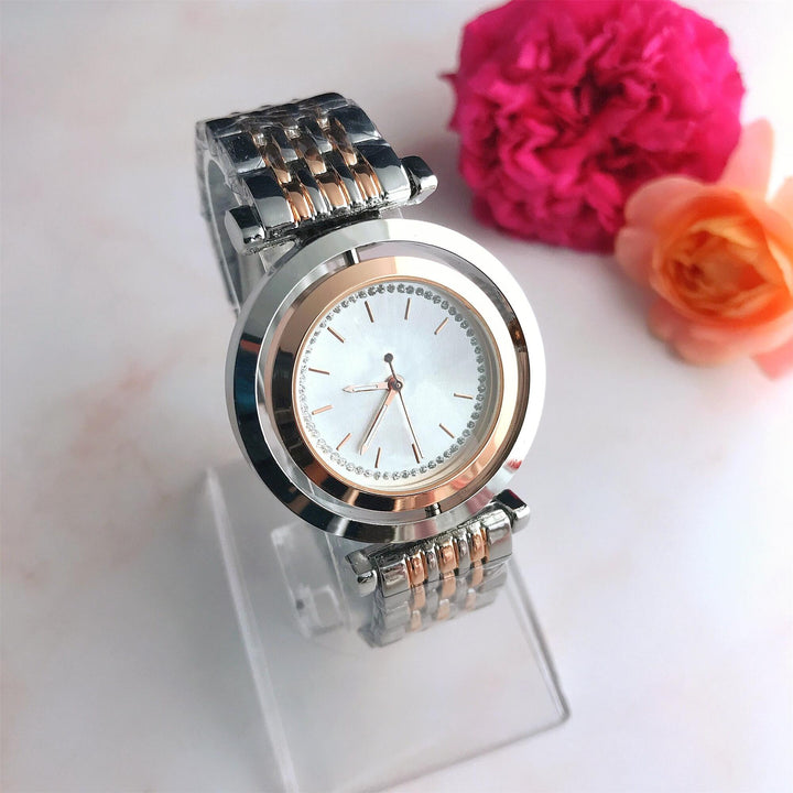 Elegante zilveren horloge
