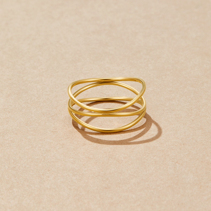 Oneindige Lijn - Gouden Ring