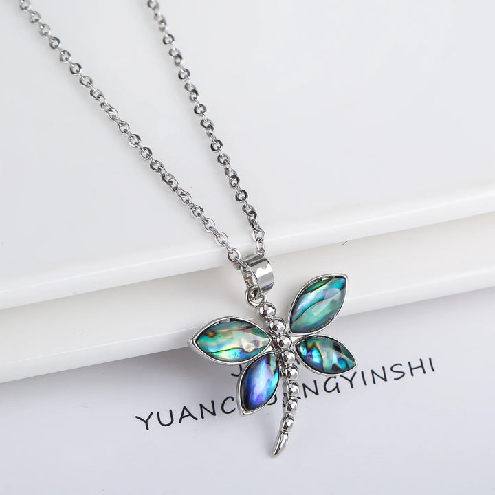 Natuurlijk Schelp Vlinder Hanger Ketting